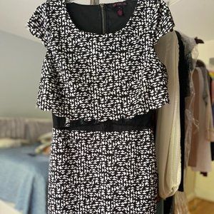 Patterned Mesh Mini Dress!